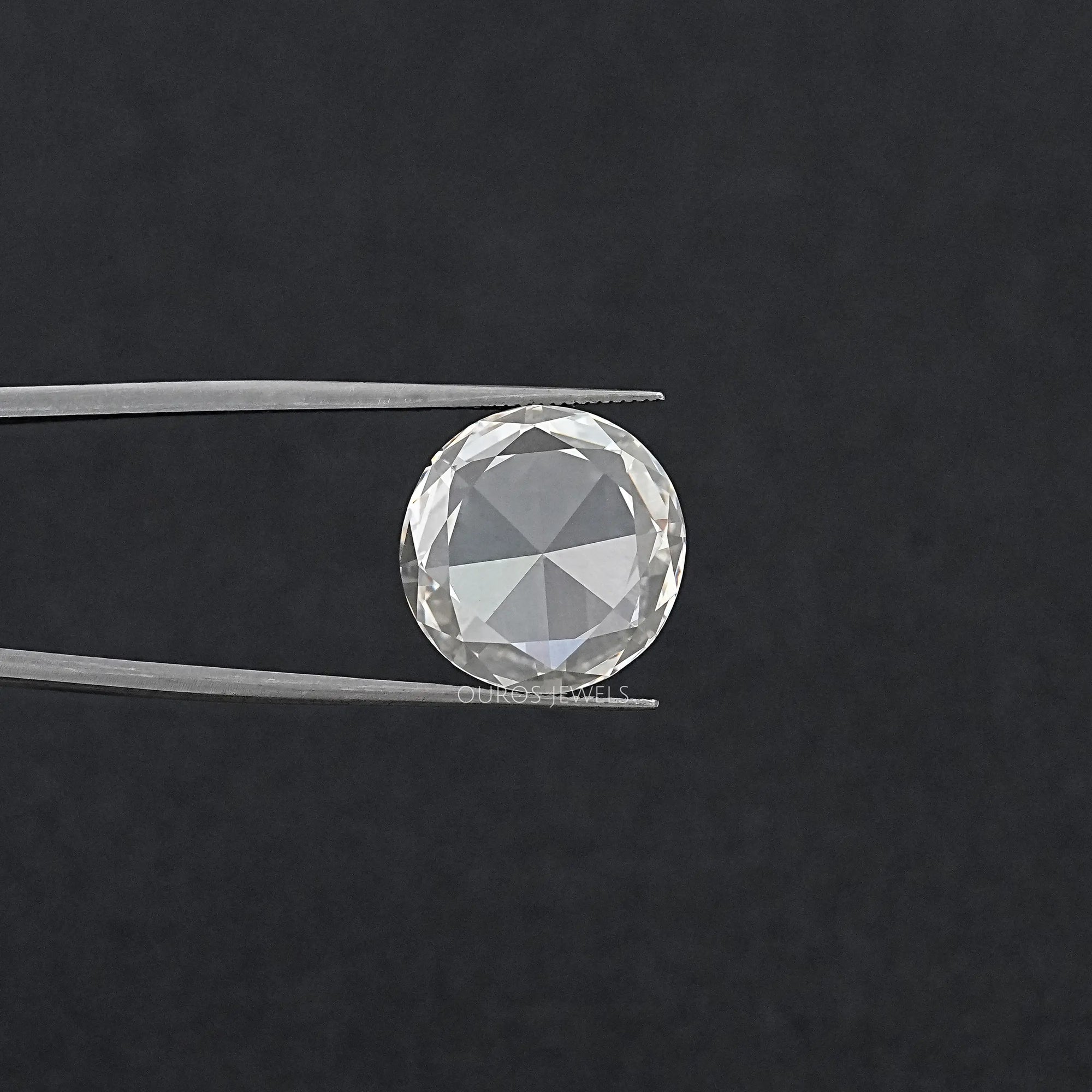 Rose Cut Round Lab Grown Diamond