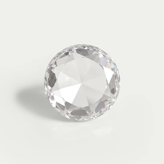 Rose Cut Round Lab Loose Diamond Loose