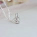 Round Lab Grown Diamond Bail Pendant FREE GIFT Necklaces