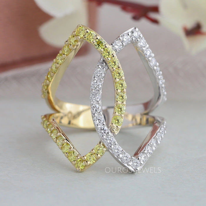 Round Cut Cocktail Party Wear Ring