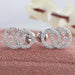 Double Round Crystal Earrings Earring