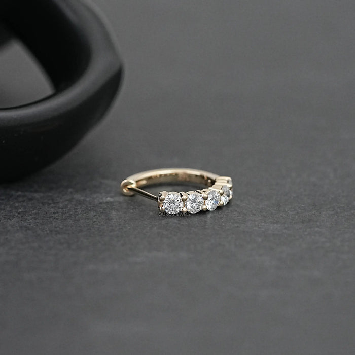 Huggie Hoop Diamond Earrings For Men Earring