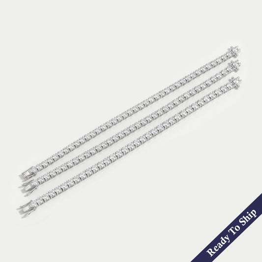 Classic Lab Grown Round Diamond Tennis Bracelet