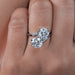 Round Lab Diamond Toi Et Moi Anniversary Ring