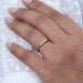 Round Lab Diamond Dainty Wedding Ring Rings