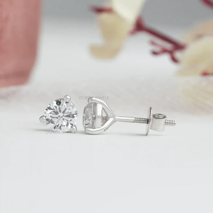 Round Cut Lab Diamond Tennis Necklace Set Necklaces