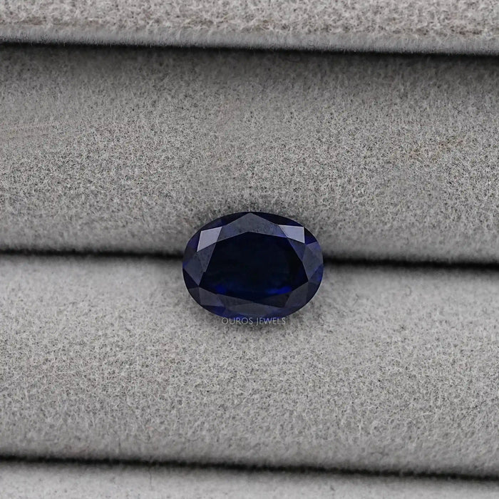 Oval Cut Lab Sapphire Gemstone Loose