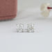 Old Mine Cushion Lab Diamond Stud Earring