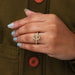 Semi Mount Solitaire Accent Engagement Ring Ring