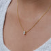 Oval Cut Lab Diamond Solitaire Pendant Necklaces