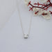 Square Old Mine Cushion Lab Diamond Solitaire Pendant Necklaces
