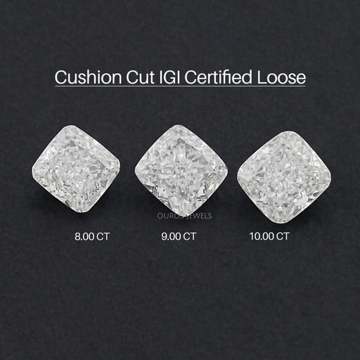 Certified Cushion Cut Lab Grown Diamond