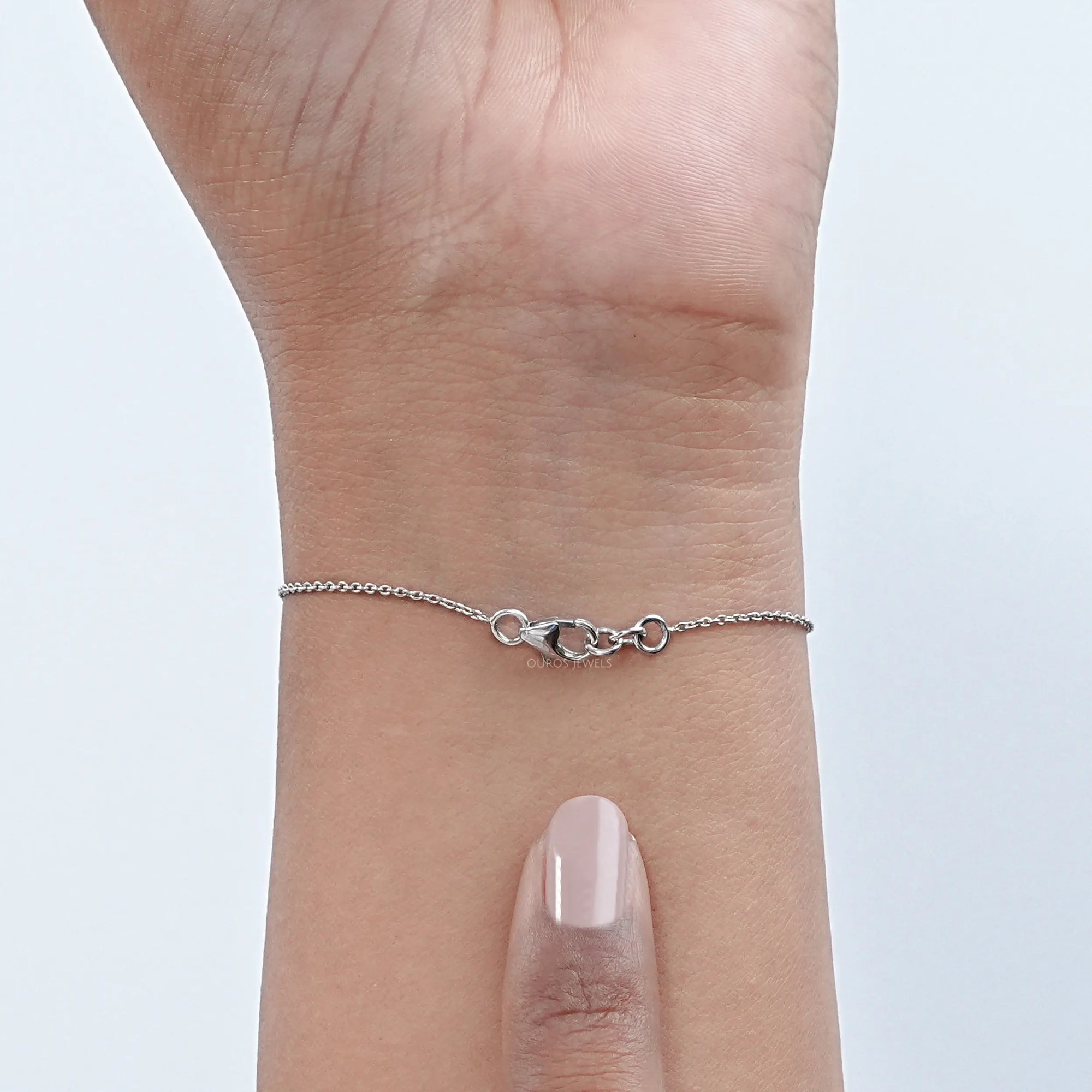 Square Old Mine Cushion Diamond Solitaire Bracelet