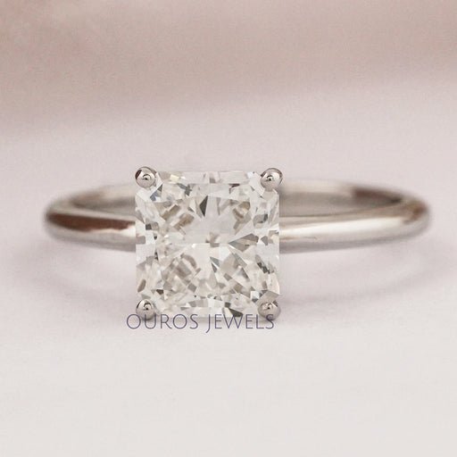 Square Radiant Lab Grown Diamond Solitaire Ring Rings