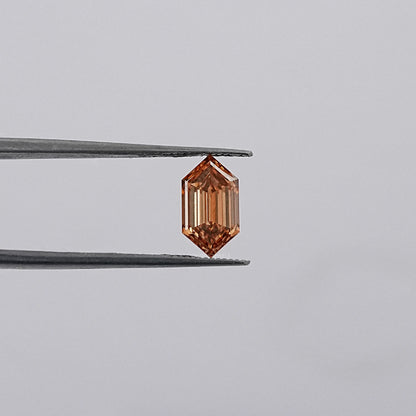 Champagne Step Cut Dutch Marquise Lab Diamond Loose