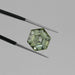 Fancy Vivid Green Step Cut Hexagonal Loose Diamond