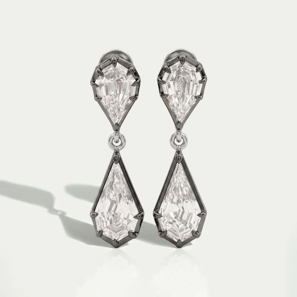 Step Cut Pear And Kite Cut Drop & Dangle Earrings Earrings