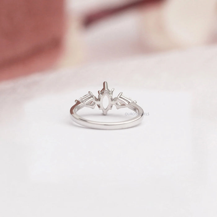 Step Cut Shield Lab Diamond Pair Loose