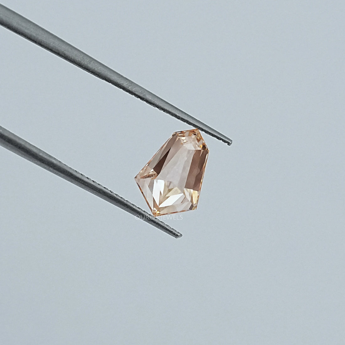 Brown Step Cut Shield Diamond Loose Loose