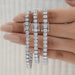 Round Shape Lab Grown Diamond Bracelet with 8.00 | 9.00 | 10.00 TCW Bracelet