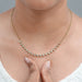Old European Round Lab Grown Diamond Necklace Necklaces