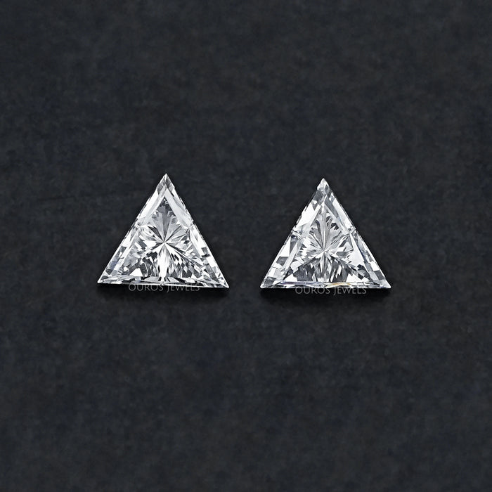Triangle Cut Lab Grown Diamond Loose Pair Loose