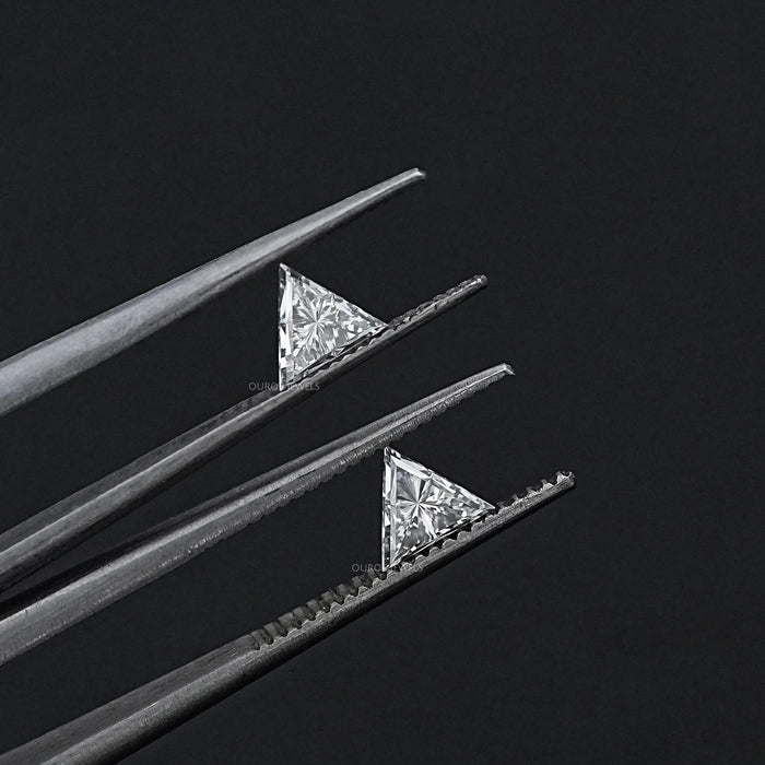 Triangle Cut Lab Grown Diamond Loose Pair Loose