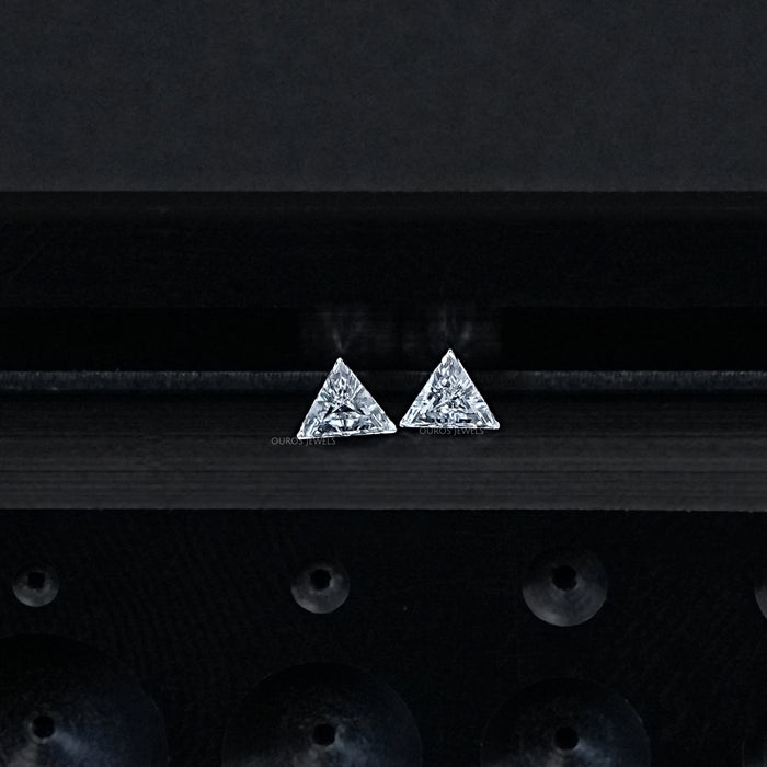 Step Cut Triangle Lab Diamond For Matching Pair Loose