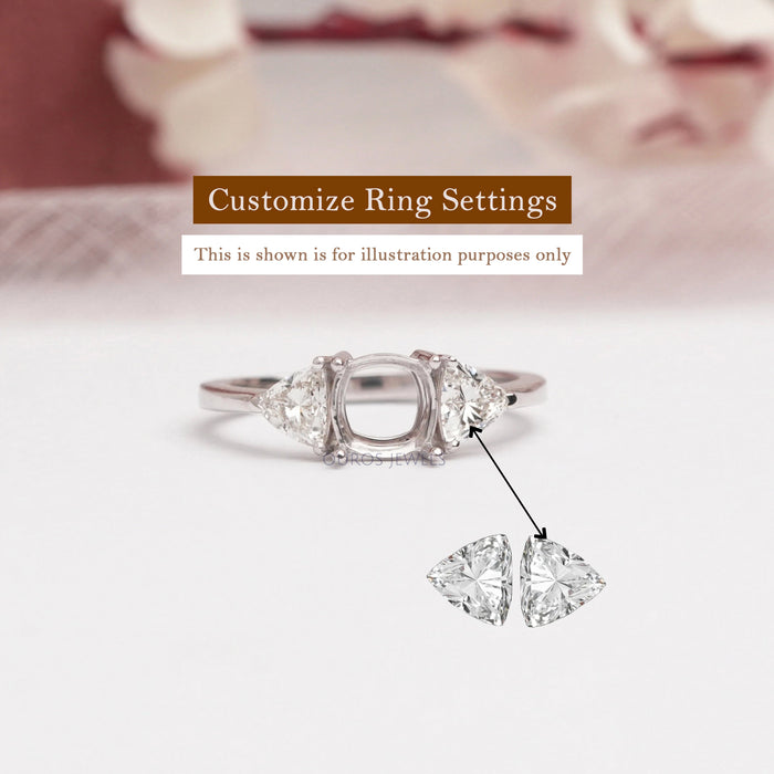 Trillion Cut Lab Grown Diamond Pair Loose