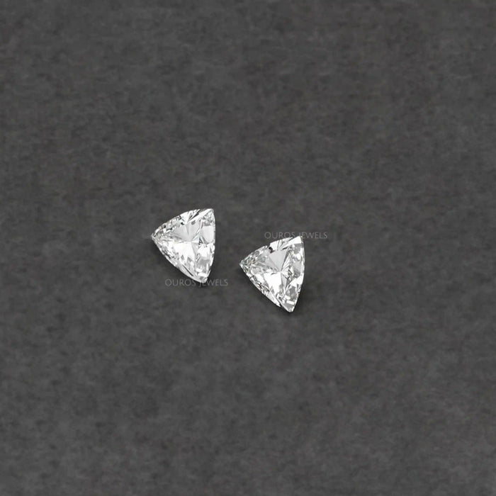 Trillion Cut Lab Grown Diamond Pair Loose