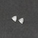 Trillion Cut Lab Grown Diamond Pair Loose