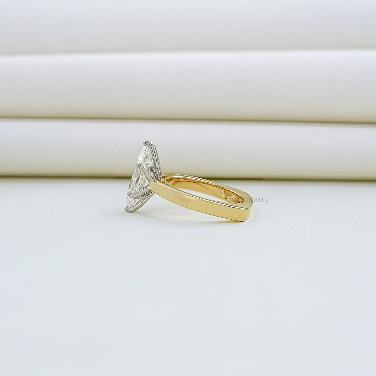 Dutch Marquise Diamond Solitaire Engagement Ring Ring