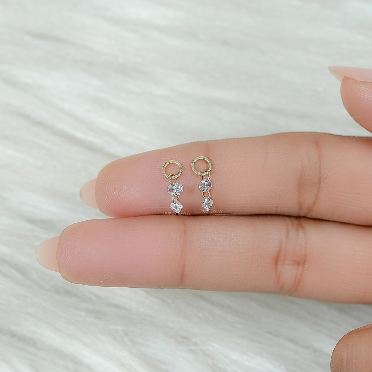 Lab Grown Diamond Drill Charm