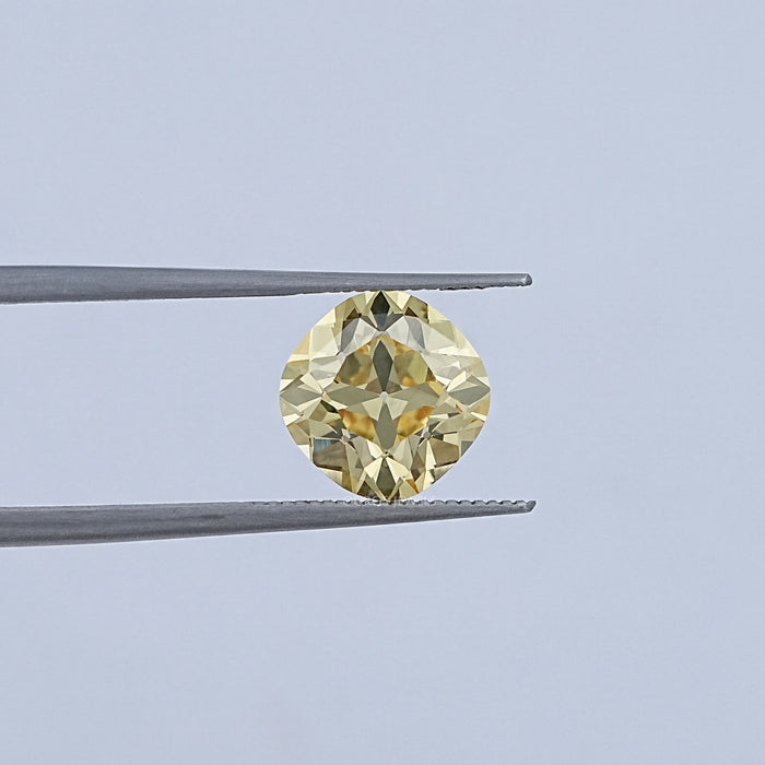 Yellow Old Mine Cushion Cut Loose Lab-Diamond Loose