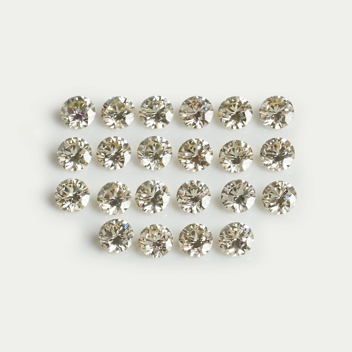 Yellow Round Cut Lab Grown Diamond Loose