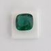Dark Green Zambian Cushion Cut Gemstone Loose