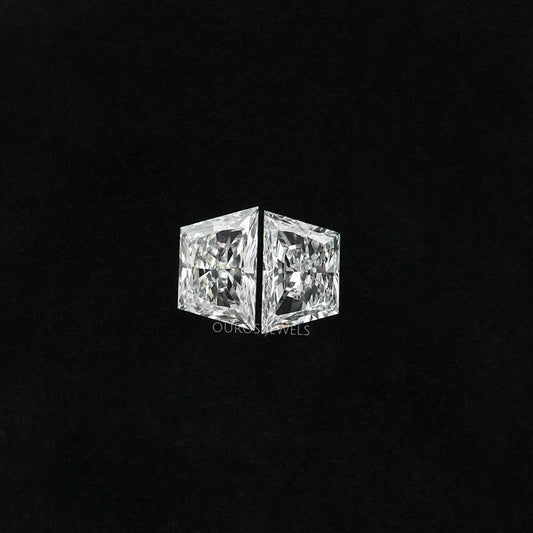 Trapezoid Brilliant Cut Matching Pair Diamond, 2.00 TCW Lab Grown Diamond, Lab Made Loose Diamond, CVD Diamond For Statement Jewelry Sample Items