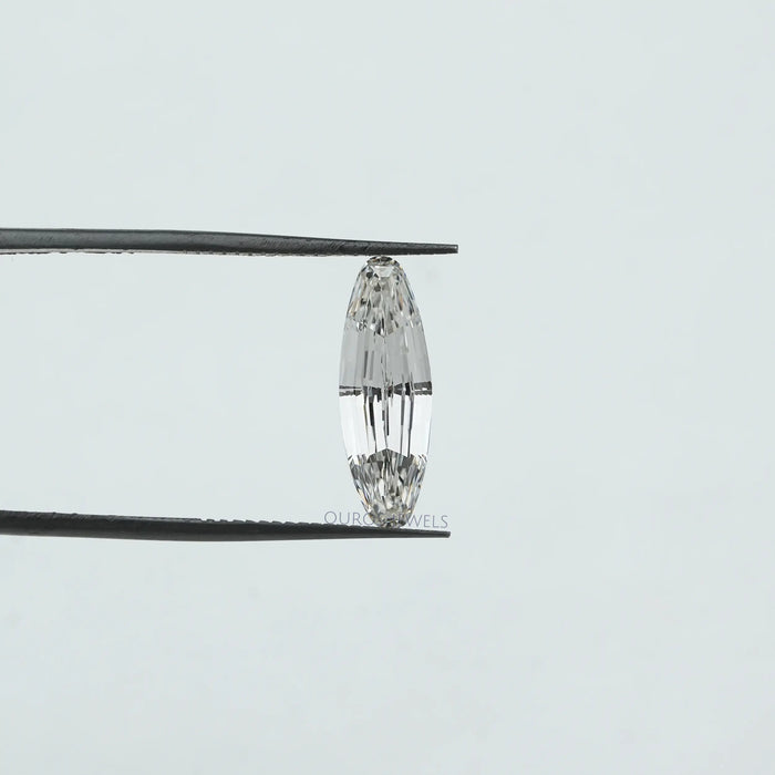 2.83 Carat Long Oval Cut Lab Diamond Loose