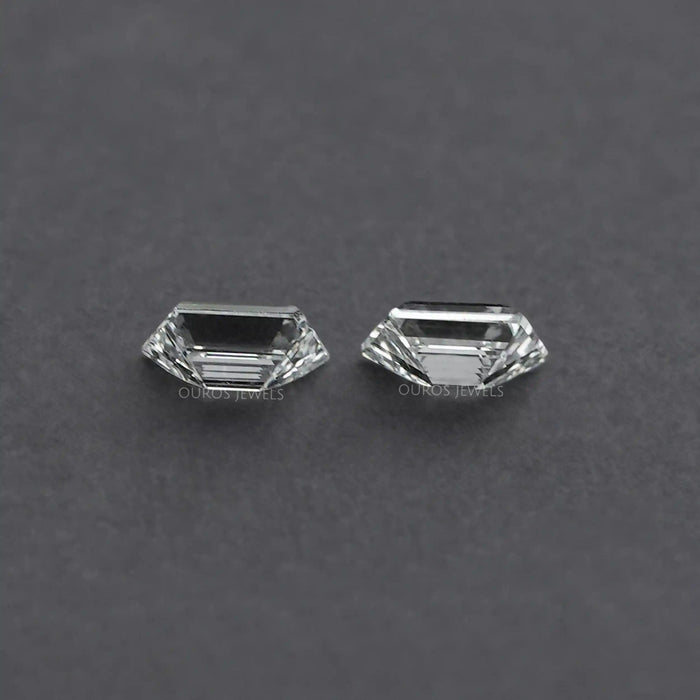 Step Cut Trapezoid Lab Grown Diamond Matching Pair Loose