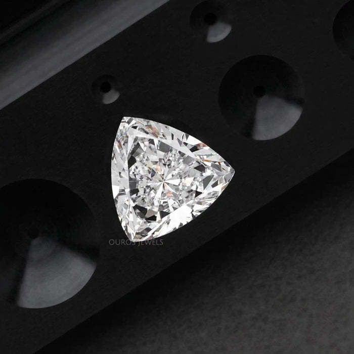 2.96 Carat Trillion Cut Lab Grown Diamond Loose