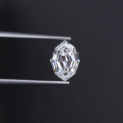 Step Cut Moval Lab Grown Diamond