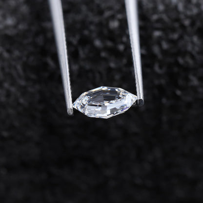 Step Cut Moval Lab Grown Diamond