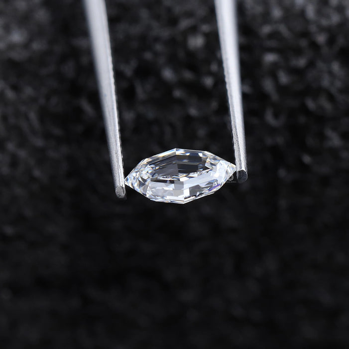 Step Cut Moval Lab Grown Diamond