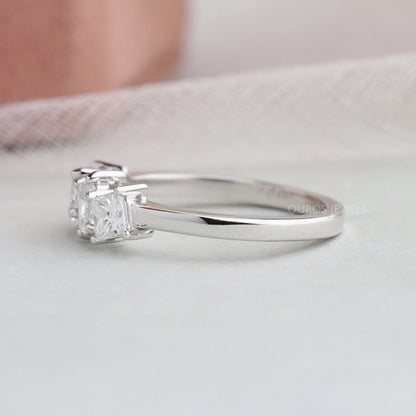 Multi Shape Diamond Dainty Ring