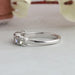Olive Cushion Cut Wedding Band
