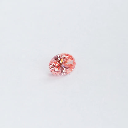 0.60 Carat Pink Oval Cut Lab Diamond Loose