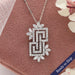 Round Diamond Mine Knot Pendant