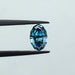 1.03 Carat Step Cut Blue Oval Lab Grown Diamond Loose