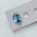 1.03 Carat Step Cut Blue Oval Lab Grown Diamond Loose