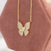 Butterfly Cut Lab Grown Diamond Necklace